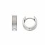 Pendientes aros  satinado pequeño y ancho Salvatore 232A0011
